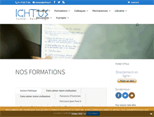 Tablet Screenshot of ichtus.fr